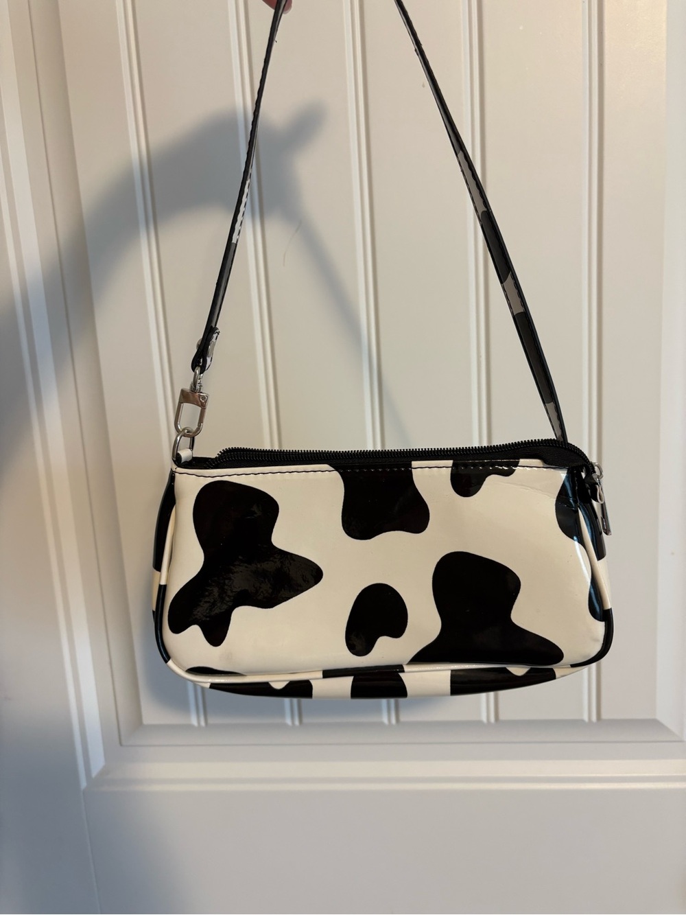 Cow Print Shoulder Bag